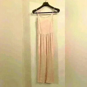 Antistar women’s small jumpsuit / romper in oatmeal.